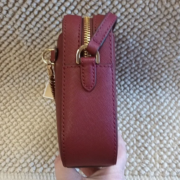 MICHAEL KORS Jet Set Large Saffiano Leather Crossbody Bag - Picture 5 of 10